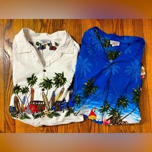 Vtg Pacific Legend Hawaiian Collard Shirt Bundle 4XL